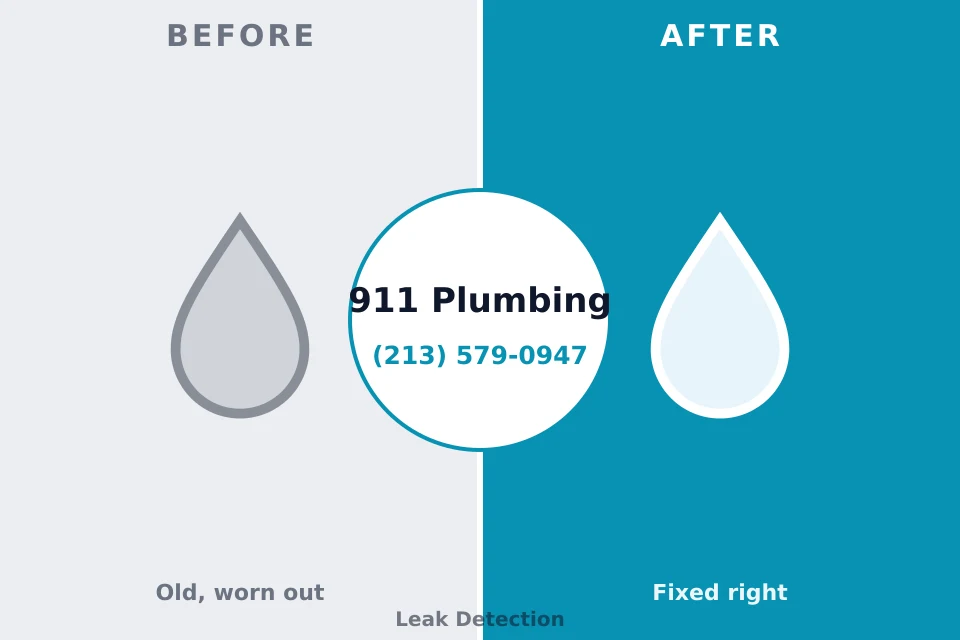 Before and after: plumbing company Koloa, HI